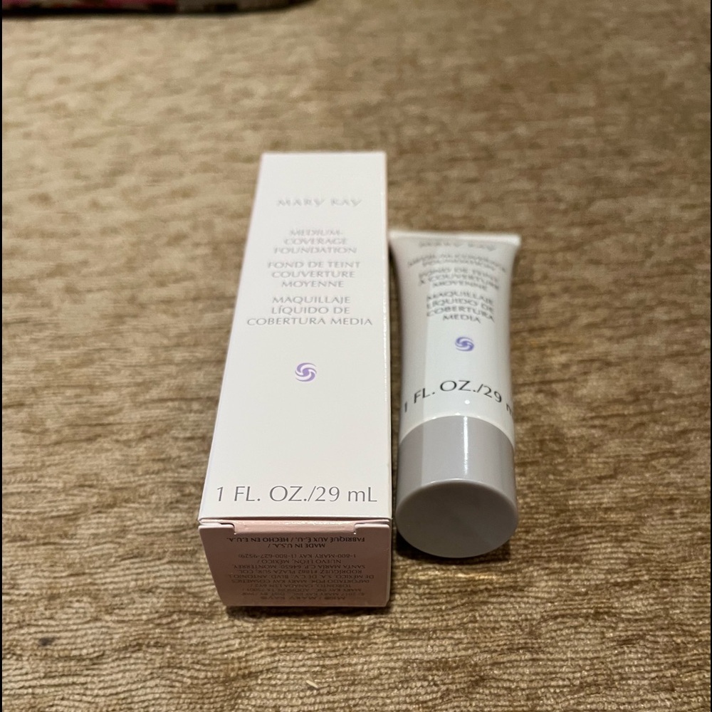 Make up medium coverage foundation.